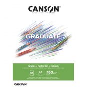 Blok rysunkowy Canson Graduate A5 160g 30k (400110364)