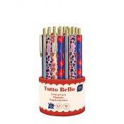 Długopis żelowy Interdruk TUTTO BELLO metalowy niebieski 0,7mm (żelowy)