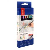 Cienkopis Memobe pastelowe 6 kolorów mix 0,4mm 6kol.