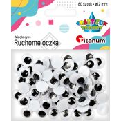 Oczka Titanum Craft-Fun Series 12mm 80 szt (O004)