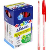 Długopis Carioca Sfera czerwony 1,0mm (160-2354)