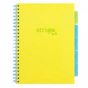Kołozeszyt (kołonotatnik) PADS NEON żółty A4 100k. 80g linia Strigo (PADS083)