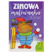 Książeczka edukacyjna Literka Zimowa malowanka część 2