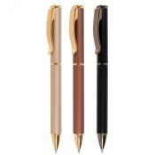 Długopis wielkopojemny Exclusive-S metalowy niebieski 1,0mm Cresco (830141)