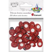 Ozdoba drewniana Titanum Craft-Fun Series biedronki (EE16)