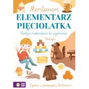 Książeczka edukacyjna Montessori. Elementarz pięciolatka Zielona Sowa