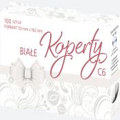 Koperta C6 biała [mm:] 162x114 Pol-mak (KC6_OGBI) 100 sztuk