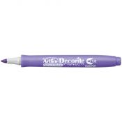 Marker permanentny fiolet metaliczny decorite fiolet 1,0mm pędzelek końcówka Artline (AR-033 6 6)