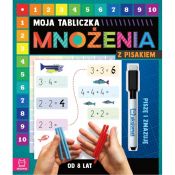 Książeczka edukacyjna Aksjomat Moja tabliczka mnożenia z pisakiem. Piszę i zmazuję od 8 lat