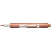 Marker specjalistyczny metaliczny decorite brązowy pędzelek końcówka Artline (AR-035 6 8)