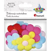 Ozdoba materiałowa Titanum Craft-Fun Series Kwiaty (MTCR-BY239)