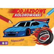 Książeczka edukacyjna Odjazdowe kolorowanki. Samochody Zielona Sowa