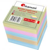 Kostka papierowa nieklejona duża mix [mm:] 85x85x 75 Titanum