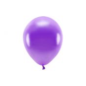 Balon gumowy Partydeco Metalizowane Eco Balloons fioletowy 260mm (ECO26M-014)