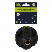 Gadżet Trik Roll Piłka dla psa z dźwiękiem 9cm na przysmaki czarna (560874)
