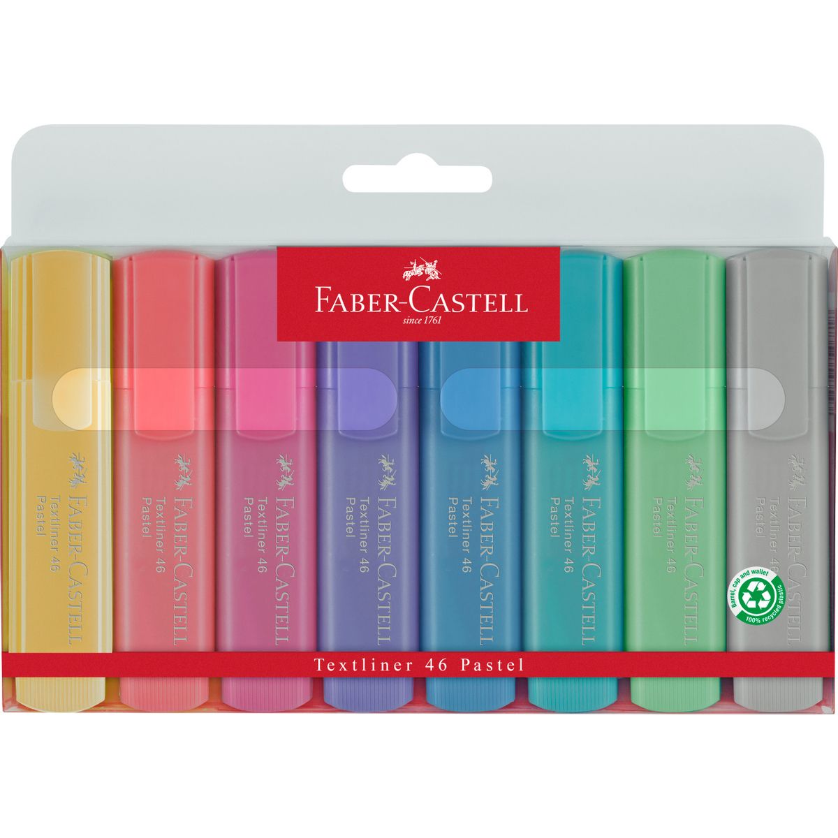 Zakreślacz Faber Castell Pastel mix 5mm (FC154681)