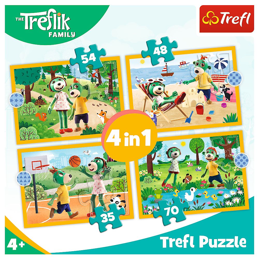 Puzzle Trefliki na wakacjach Trefl (34623)