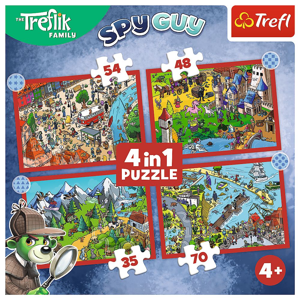 Puzzle Trefliki Podróże Trefl (34675)