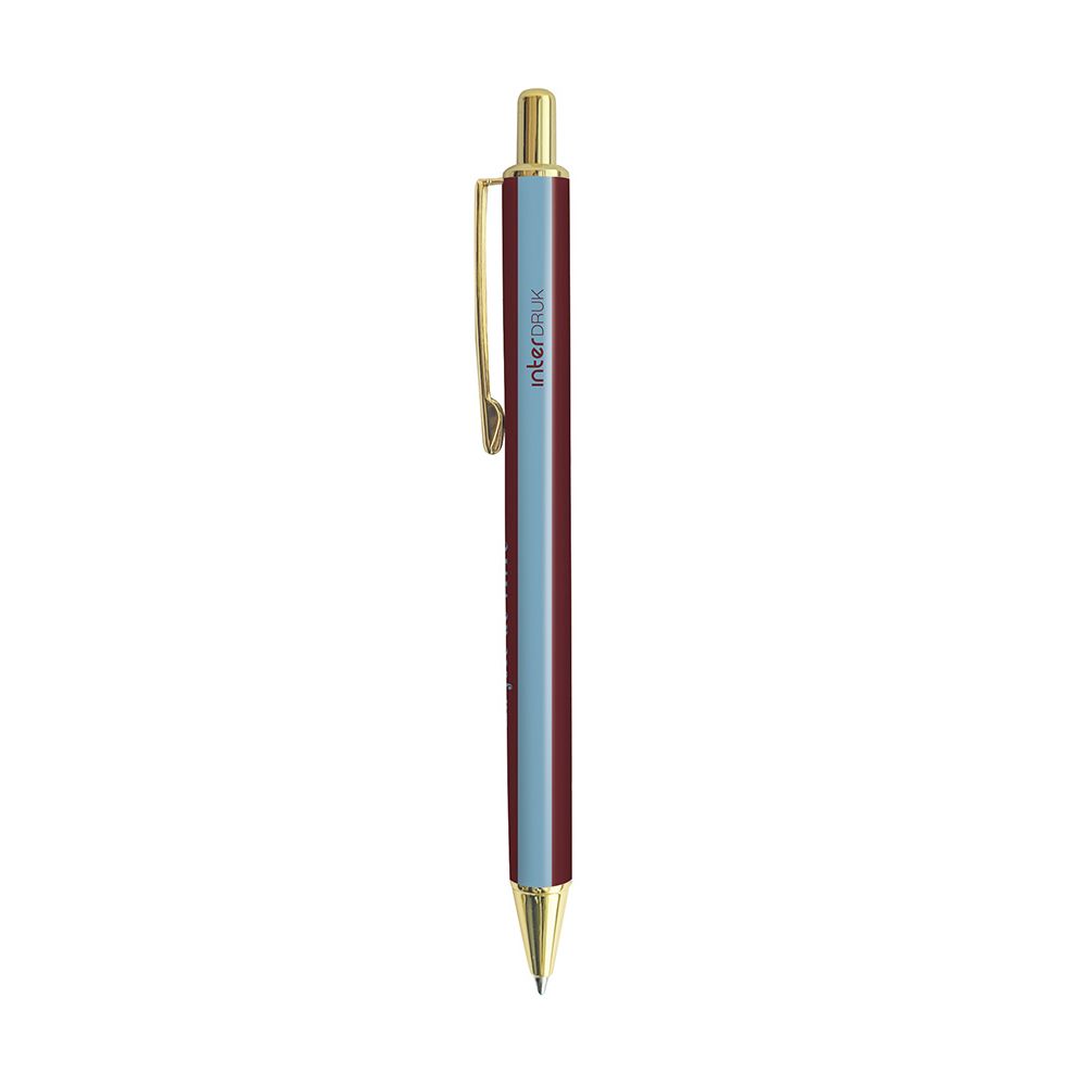 Długopis żelowy Interdruk TUTTO BELLO metalowy niebieski 0,7mm (żelowy)