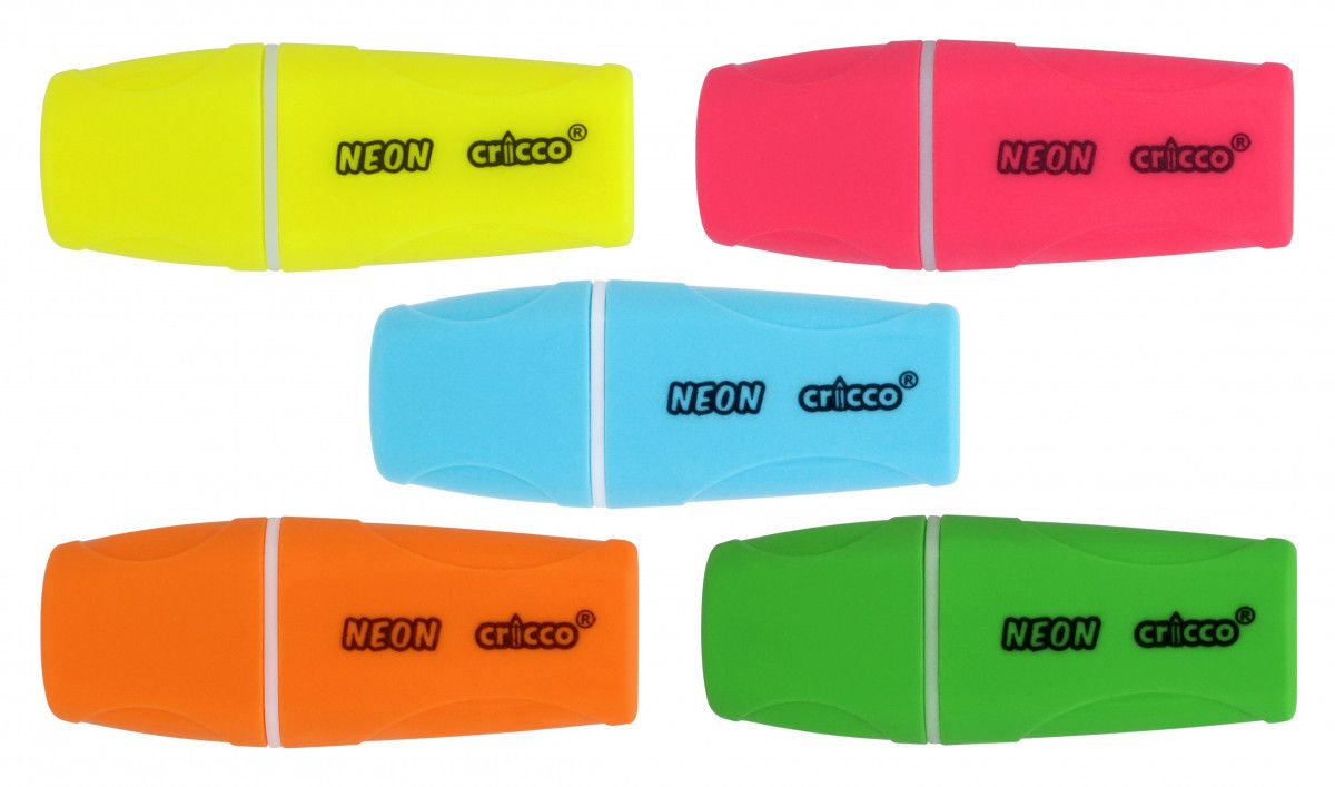 Zakreślacz Cricco mini neon 80 szt mix (CR390PB80)