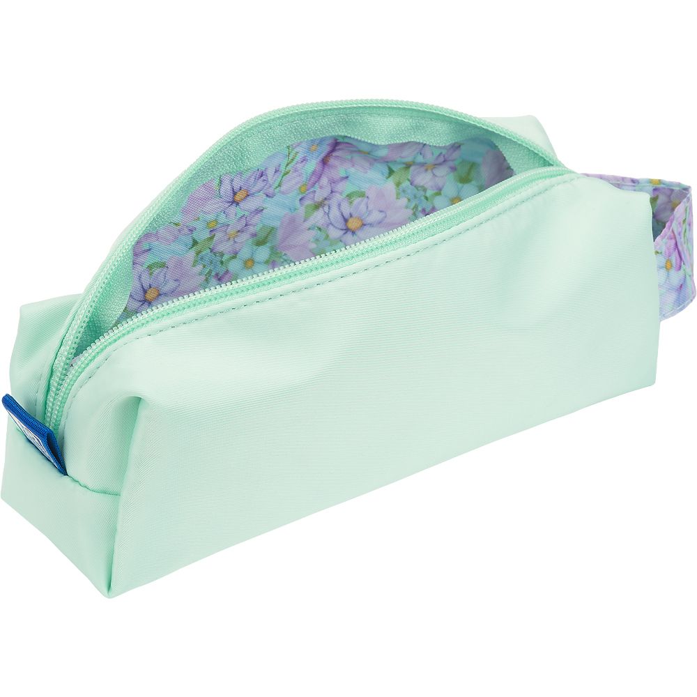 Saszetka Oxford Flowers Duża zielona (400182077)