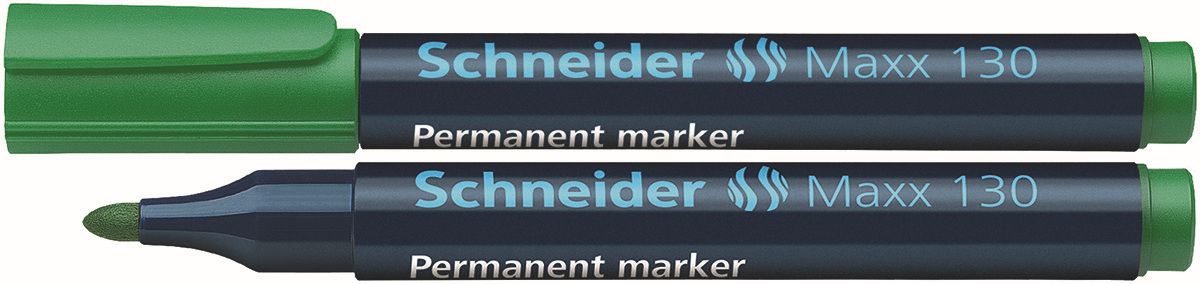 Marker permanentny Schneider Maxx 130 zielony 1,0-3,0mm okrągła końcówka (SR123004)