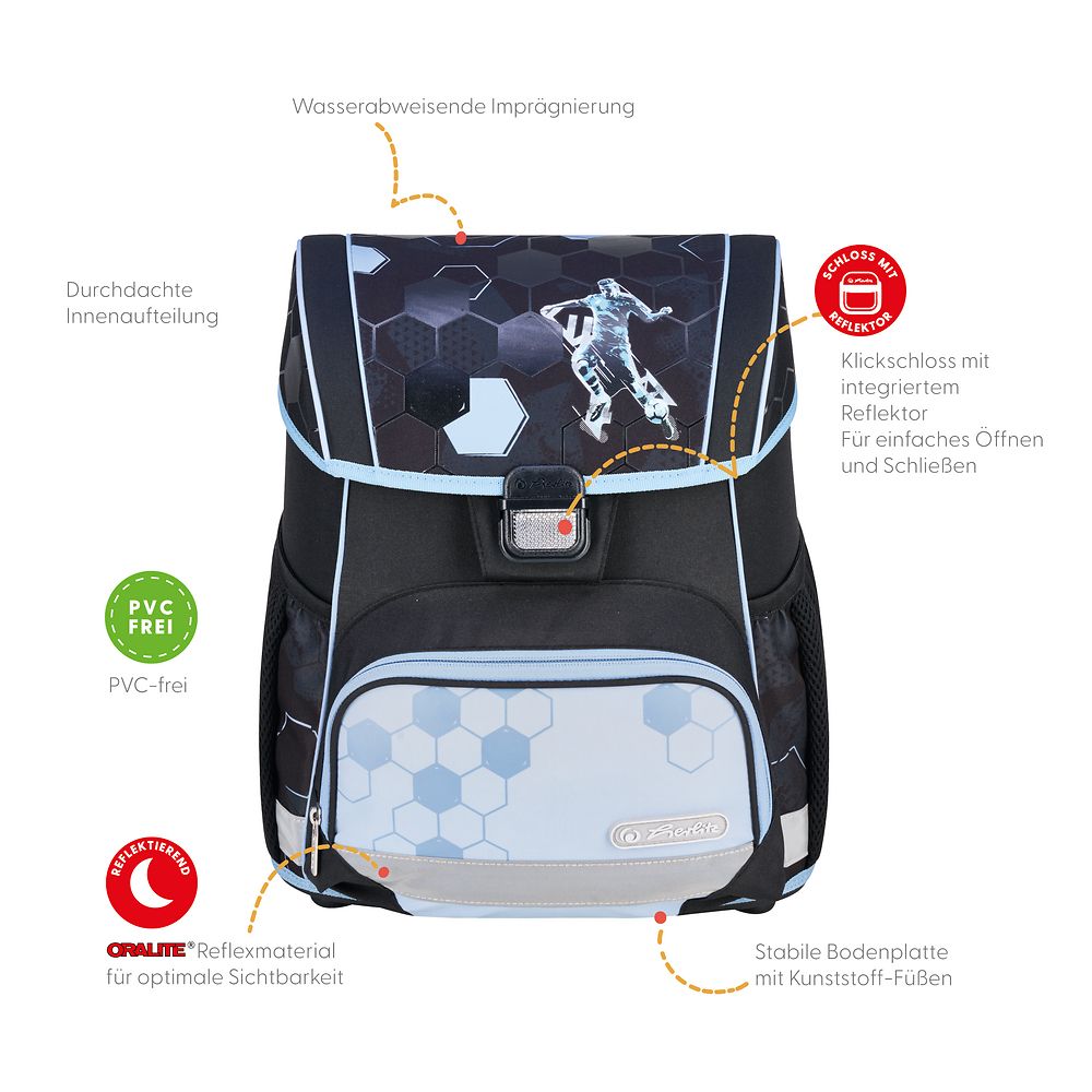 Plecak Herlitz Loop+ Cyber Soccer (400196501)