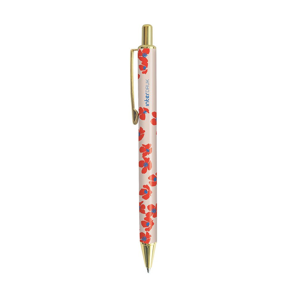 Długopis żelowy Interdruk TUTTO BELLO metalowy niebieski 0,7mm (żelowy)