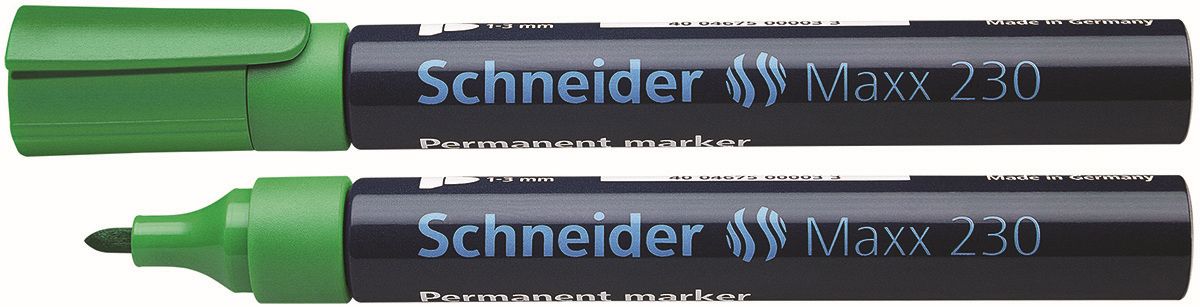 Marker permanentny Schneider Maxx 130 zielony 1,0-3,0mm okrągła końcówka (SR123004)