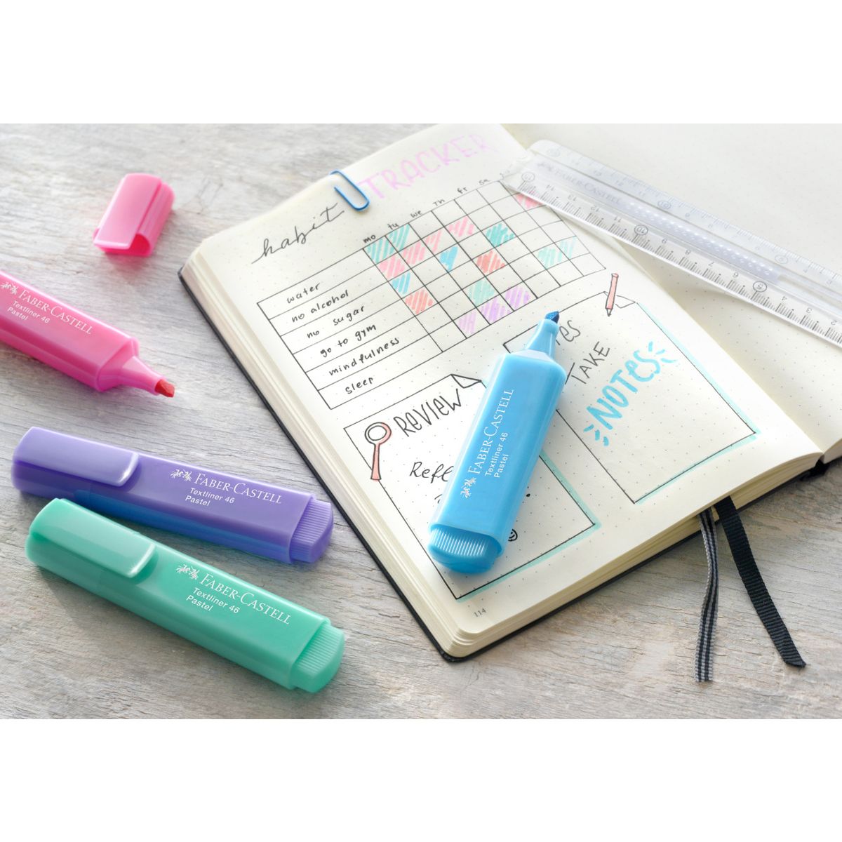 Zakreślacz Faber Castell Pastel mix 5mm (FC154681)