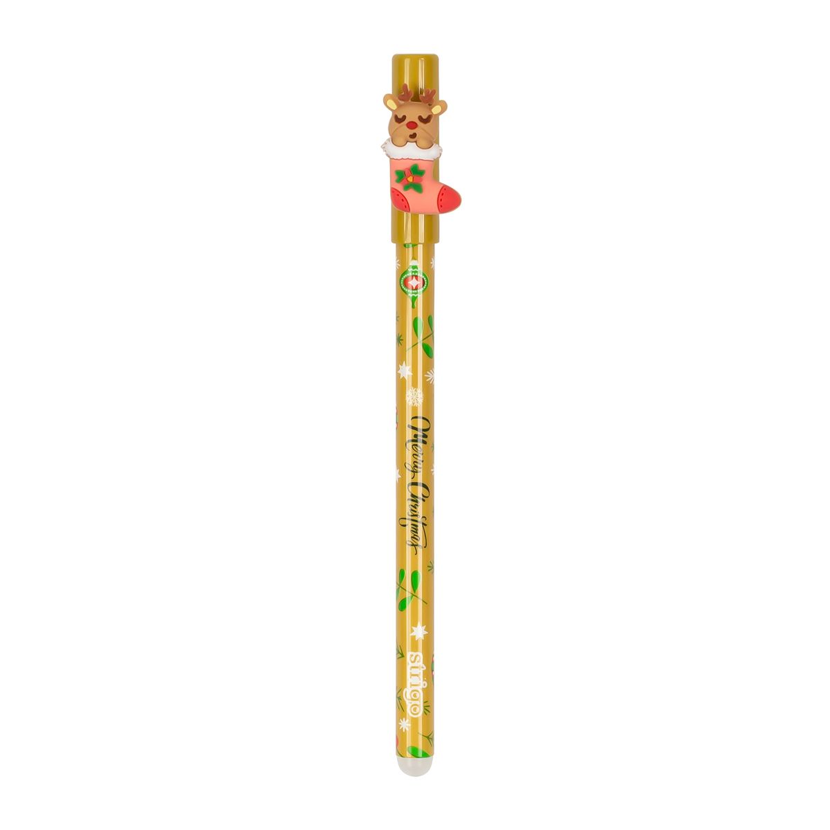 Długopis wymazywalny Chrisymas wymazywalny niebieski niebieski 0,5mm Strigo (SSC200)