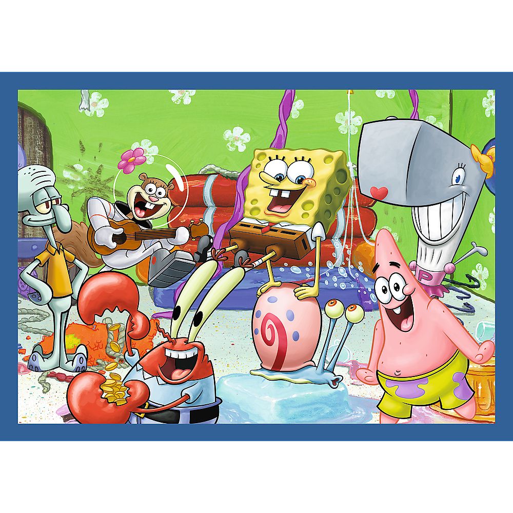 Puzzle Sponge Bob 4w1 4w1 el. Trefl (34674)