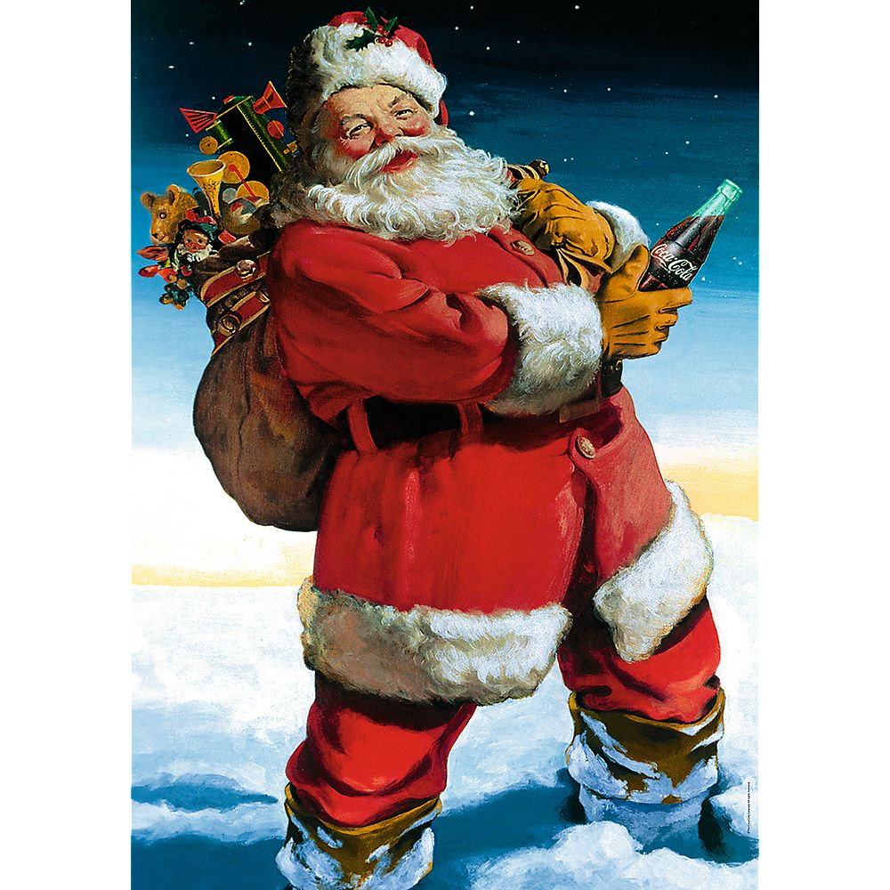 Puzzle Xmass Mikołaj na śniegu Trefl (10923)