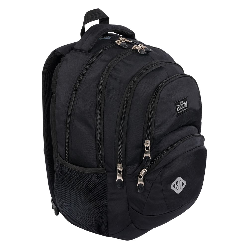 Plecak Stright BLACK VINTAGE 5903235674686 4-KOMORY St.Right (BP-05)