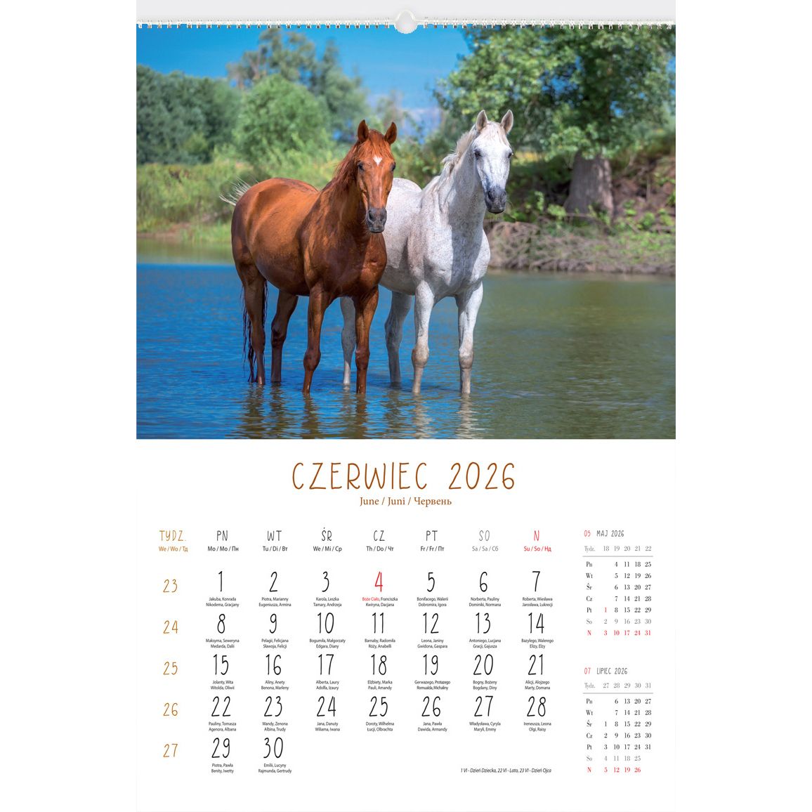 Kalendarz ścienny (401000) k:2915-377 13-planszowe 320mm x 470mm Lucrum (RW14)
