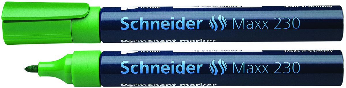 Marker permanentny Schneider Maxx 130 zielony 1,0-3,0mm okrągła końcówka (SR123004)