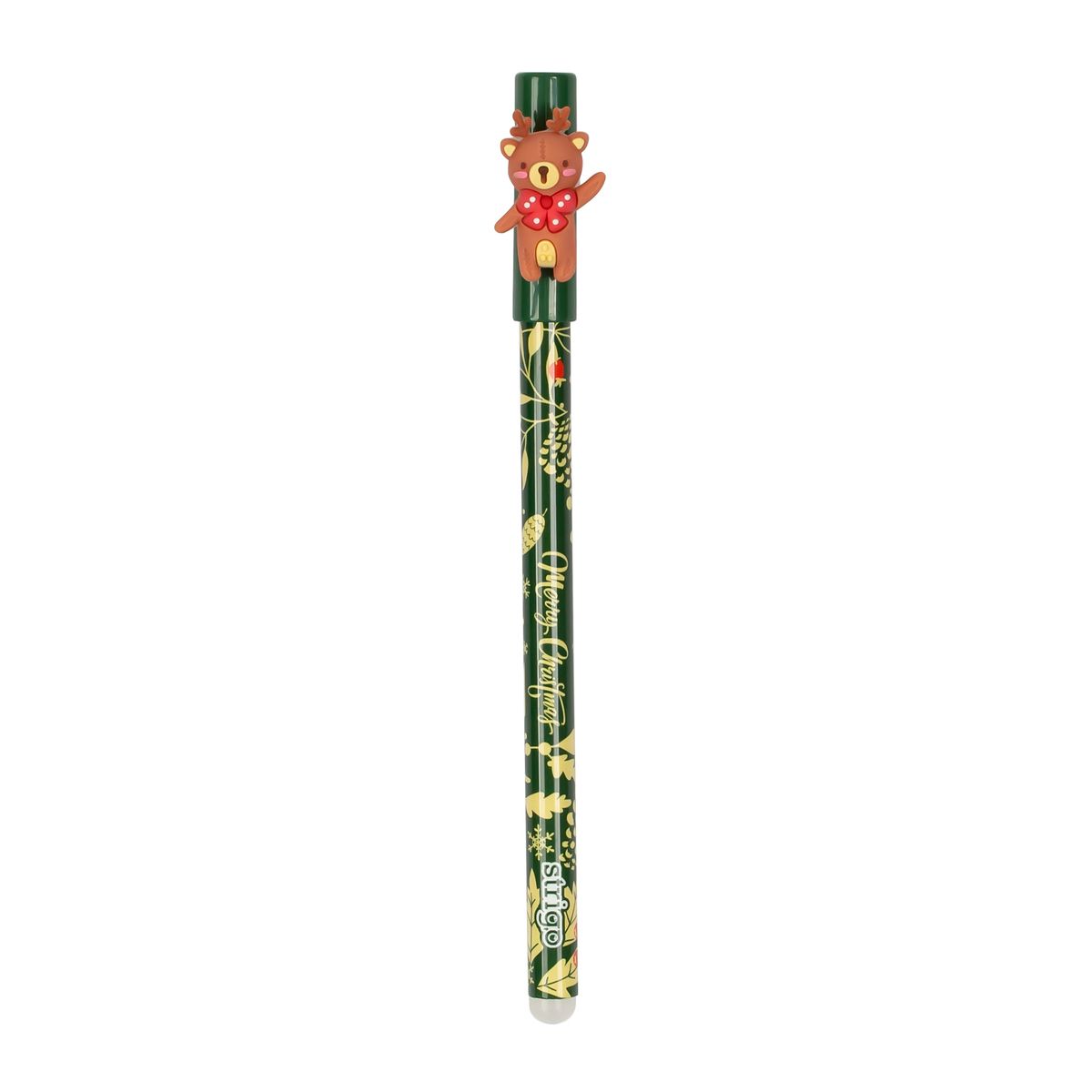 Długopis wymazywalny Chrisymas wymazywalny niebieski niebieski 0,5mm Strigo (SSC200)