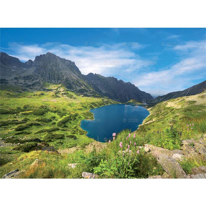 Kalendarz ścienny (401000) k:2915-377 PEJZAŻE TATRZAŃSKIE 13-planszowe 2024 320mm x 470mm Lucrum (RW05)
