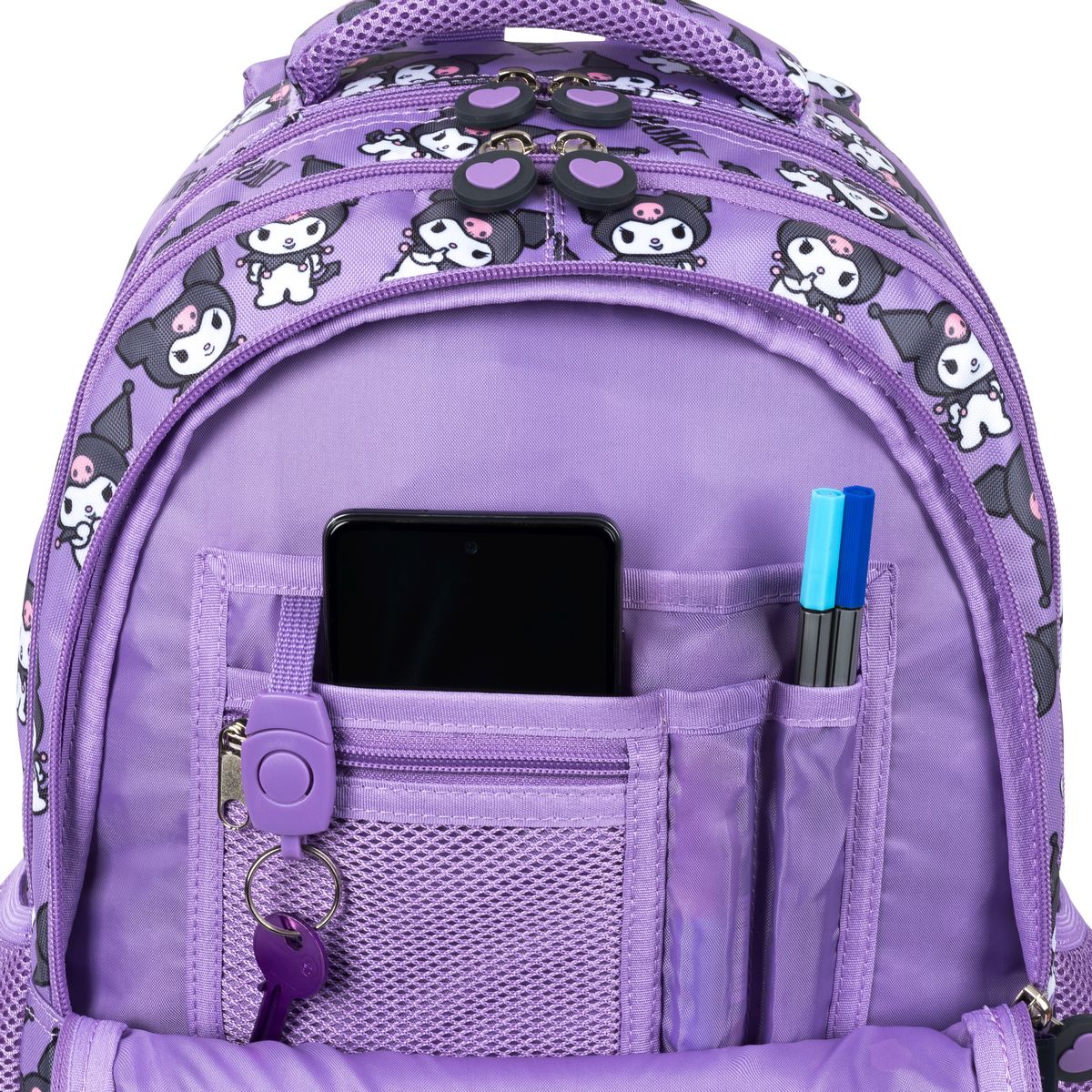 Plecak KUROMI Violet wkład St.Majewski (bpl-58)
