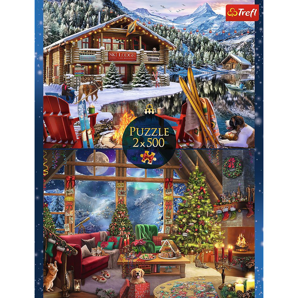 Puzzle Xmass Święta w górach Trefl (37540)