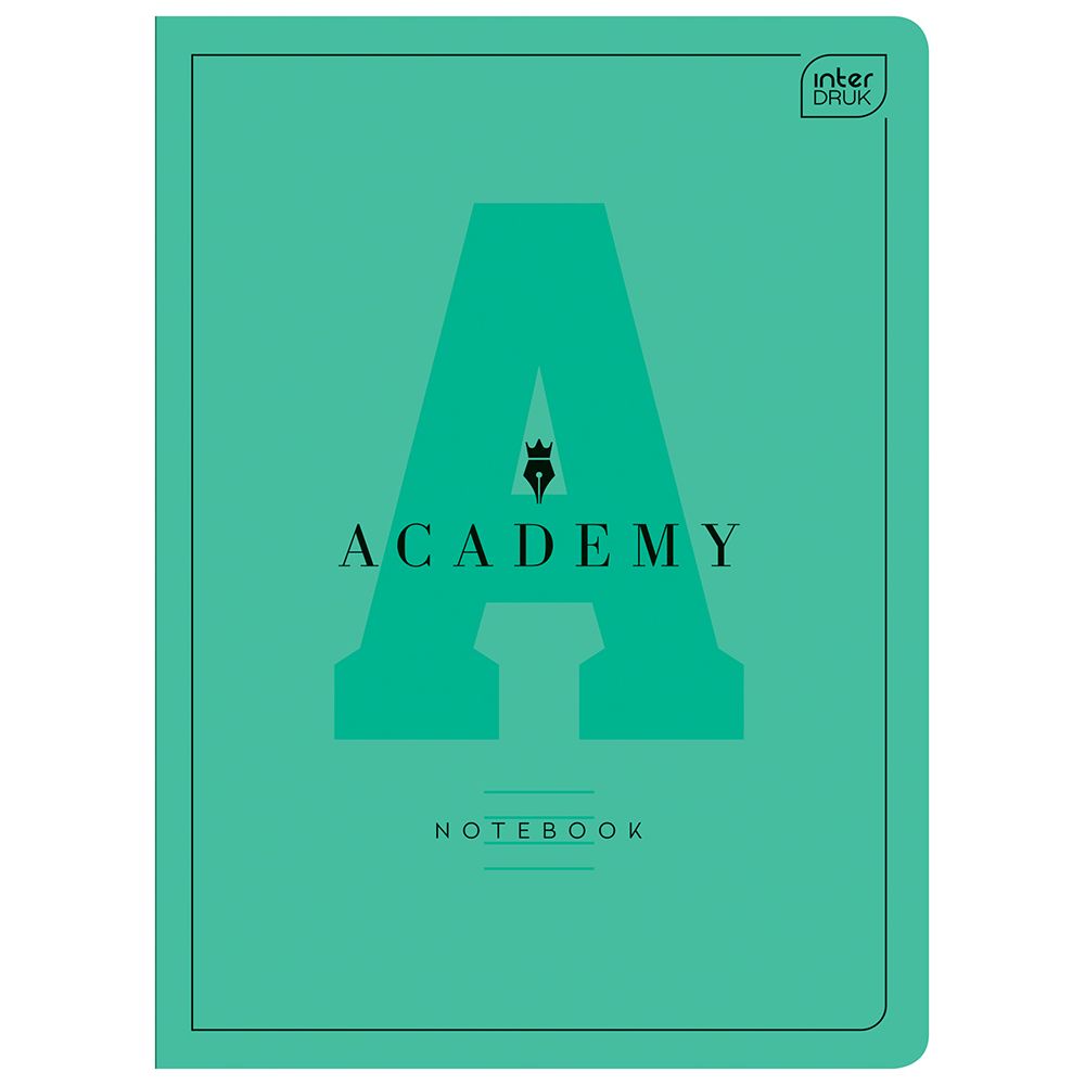 Zeszyt Hybrid Academy 90g A5 32k. 90g linia Interdruk