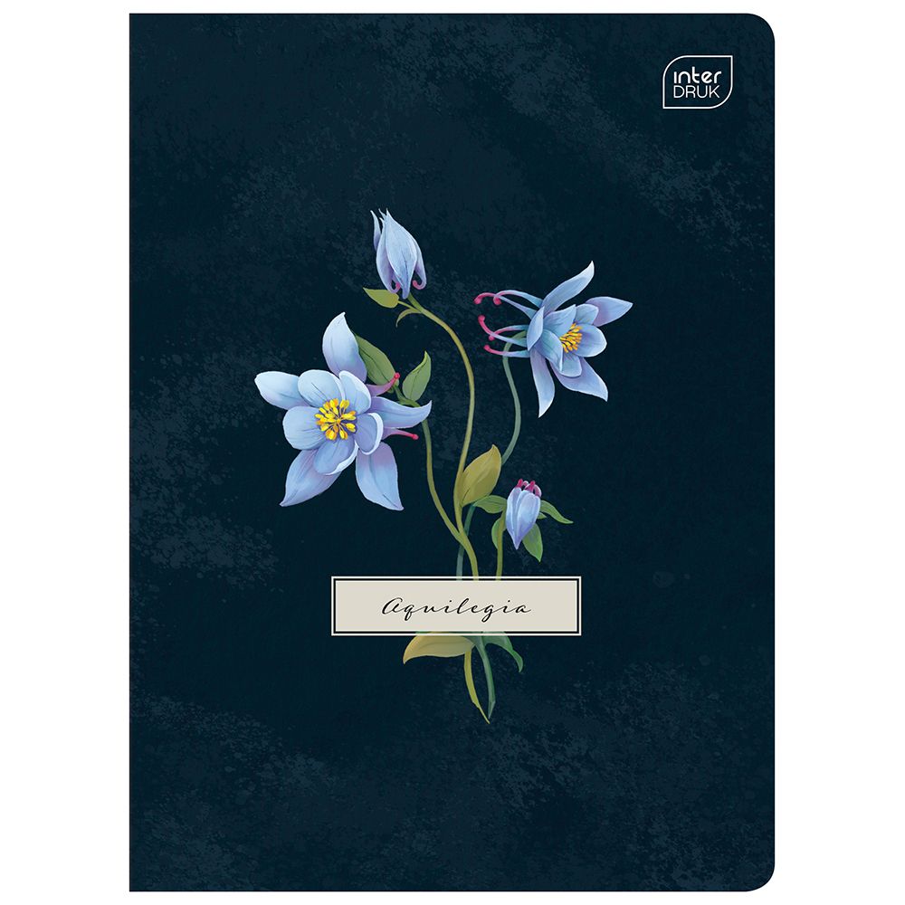 Zeszyt HYBRID FLORI A5 80k. 70g krata Interdruk