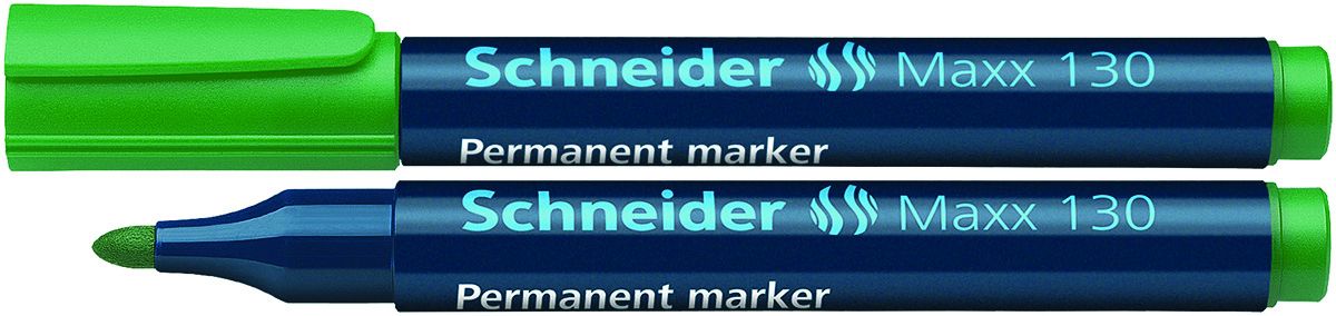 Marker permanentny Schneider Maxx 130 zielony 1,0-3,0mm okrągła końcówka (SR123004)