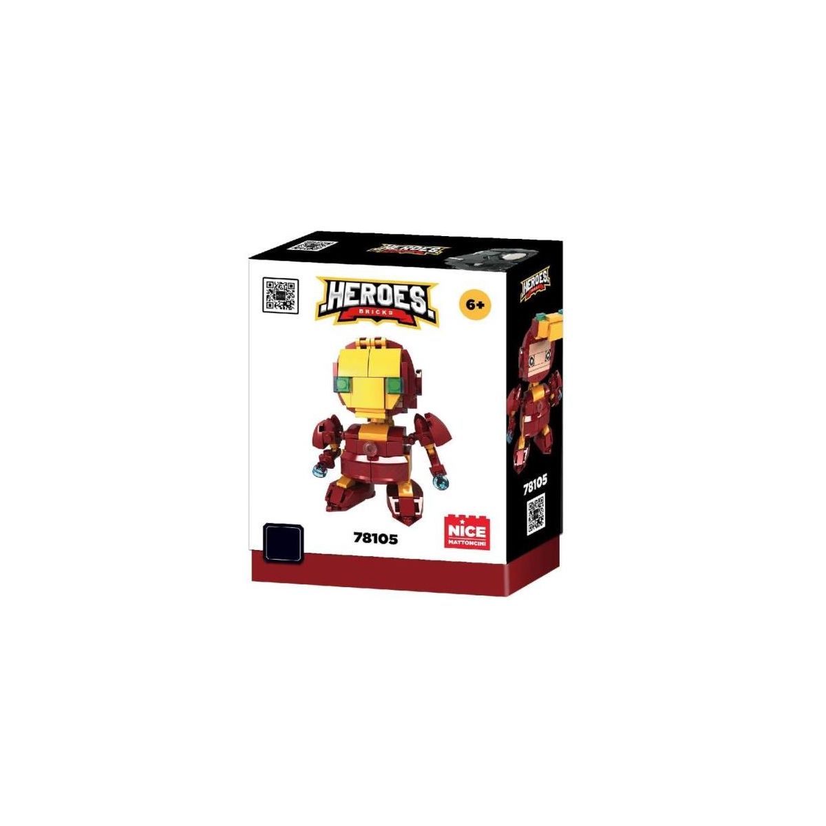 Klocki konstrukcyjne Heroes! Yellow Soldier 195el. Nice Group (1055)