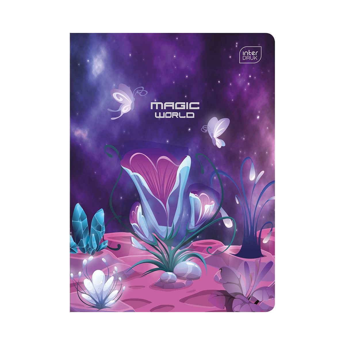 Zeszyt Interdruk METALIC FANTASY A5 60k. 70g krata