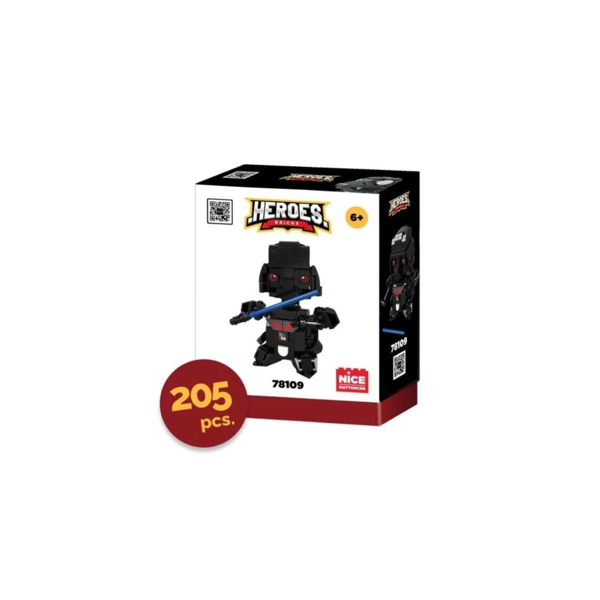 Klocki konstrukcyjne Heroes! Black Soldier 205 el Nice Group (1093)