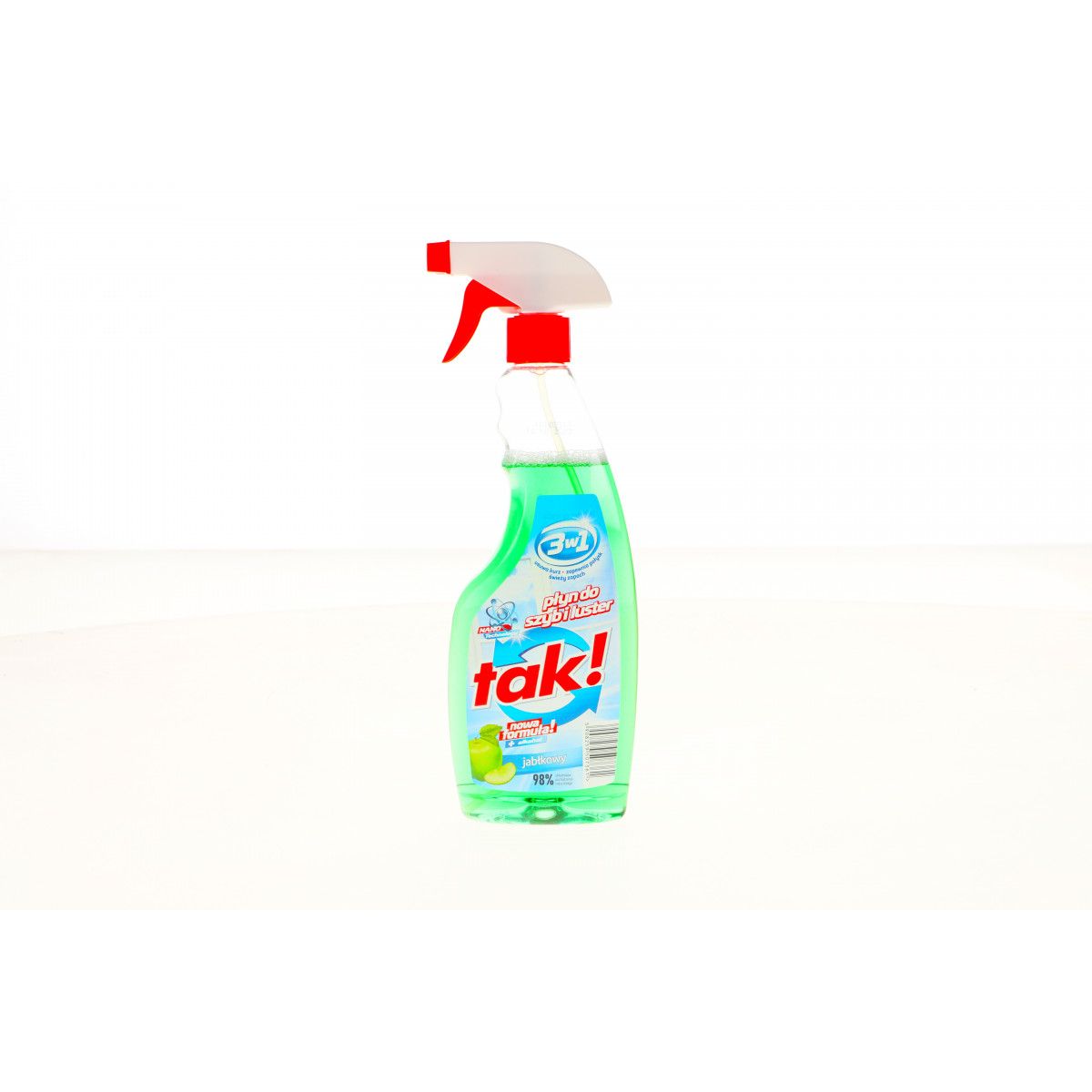 Płyn do mycia szyb Tak dozownik jabłko 500ml