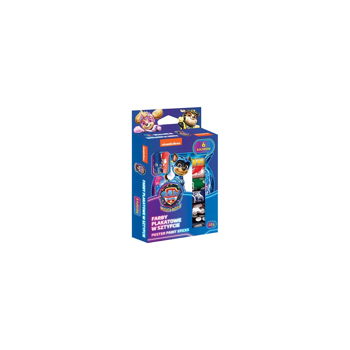 Farby plakatowe Psi Patrol 6k 10g kolor: mix 6 kolor. (nd)