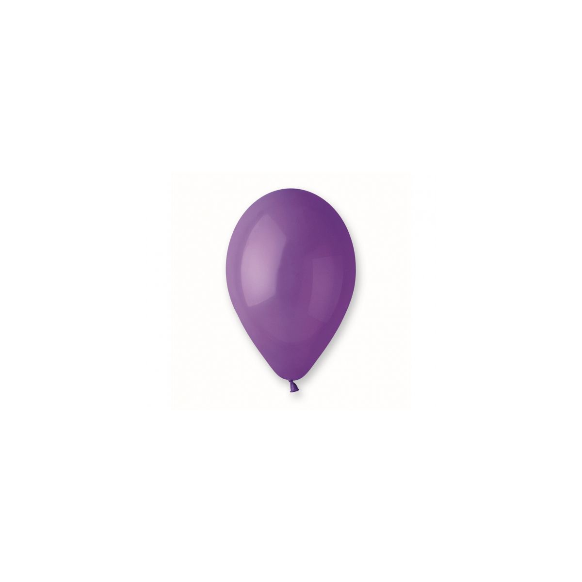 Balon gumowy pastelowy 100 szt fioletowy 12cal Godan (G110/08)