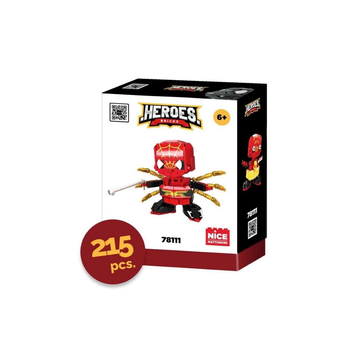 Klocki konstrukcyjne Heroes! Red Soldier 215el. Nice Group (1116)